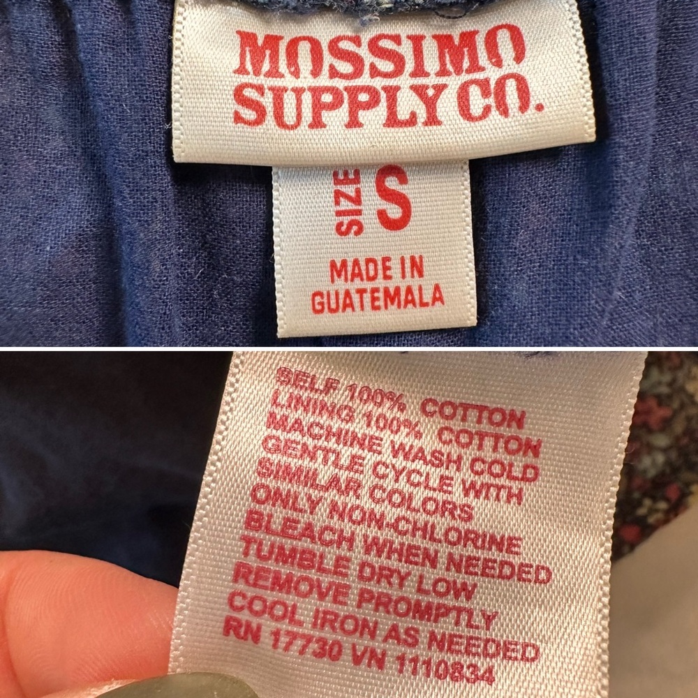 Mossimo Supply Co. Floral Sundress Navy Cotton Adjustable Strap Cottagecore S - Picture 6 of 12